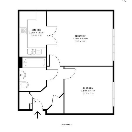 Lovely 1 Bed Apartment, 15Mins From Central Лондон Экстерьер фото